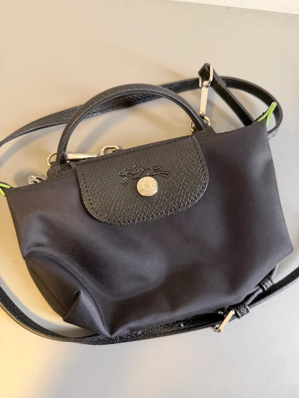 Mini bag longchamp preta - Foto 2