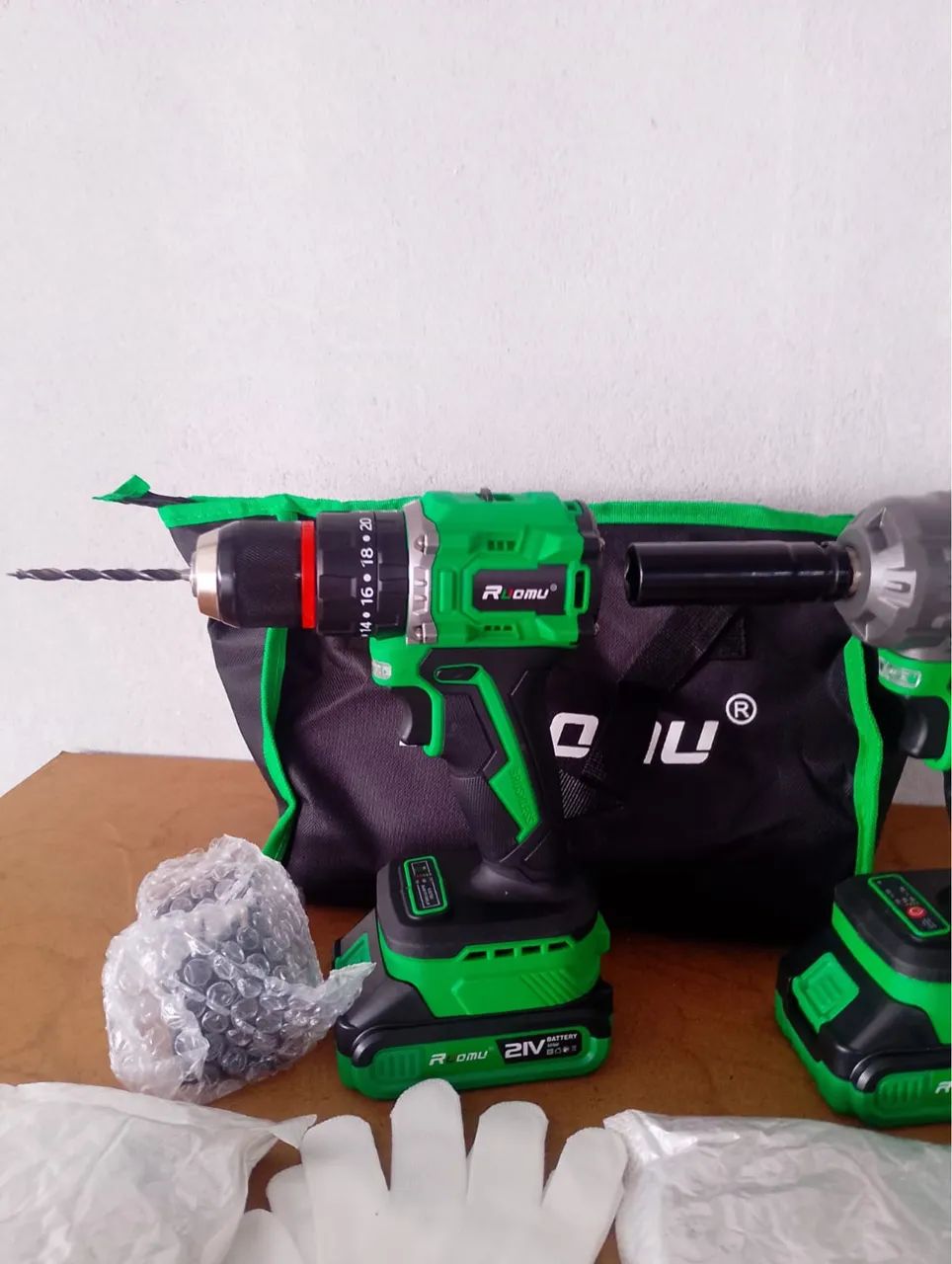 Conjunto de ferramentas CHAVE IMPACTO +PARAFUSADEIRA - Foto 3