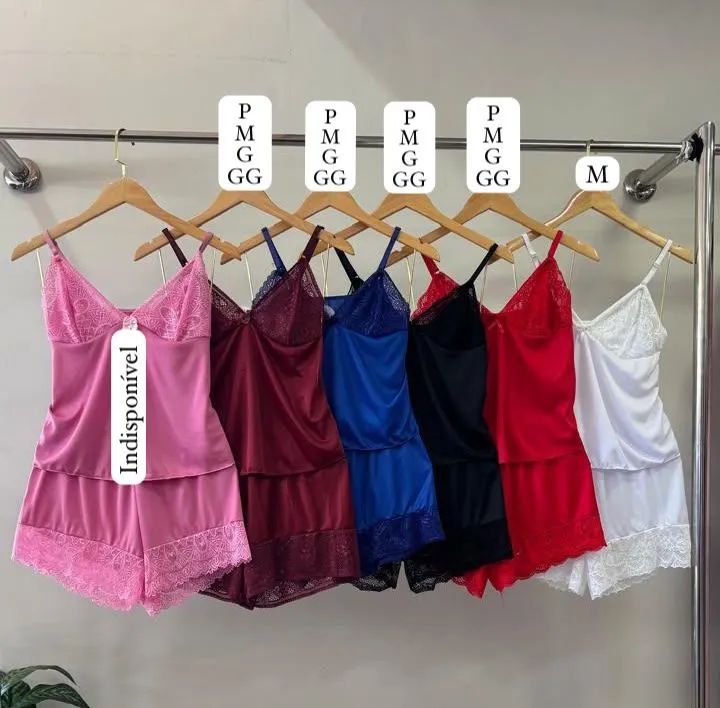 Lindos conjuntos de lingerie, babydool e camisolas - Foto 3