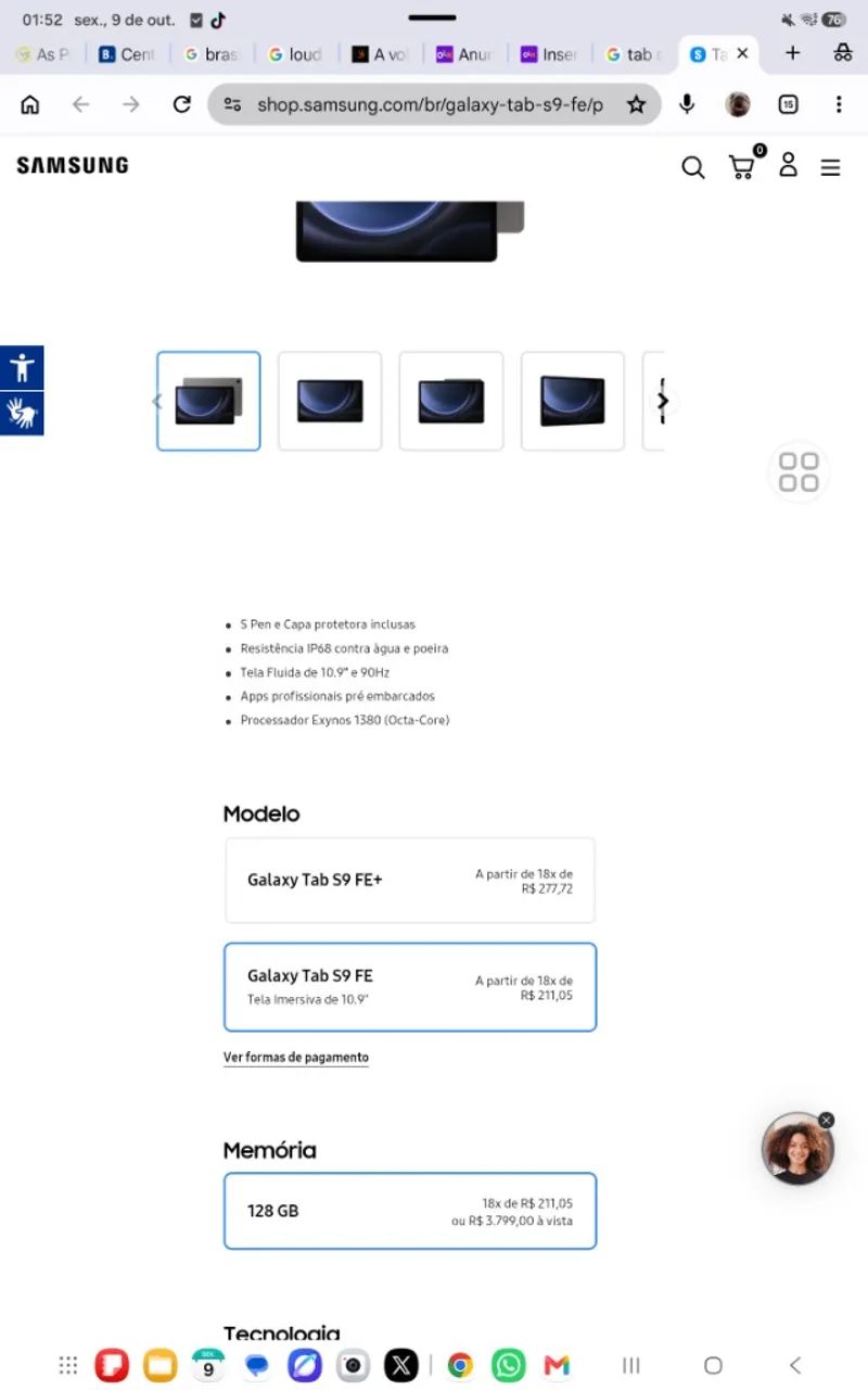 Tablet S9 FE - Foto 3