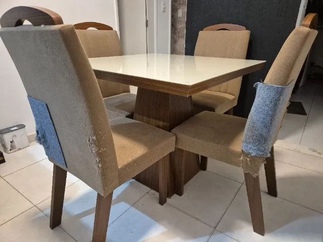 Mesa de jantar com 4 cadeiras - Foto 4