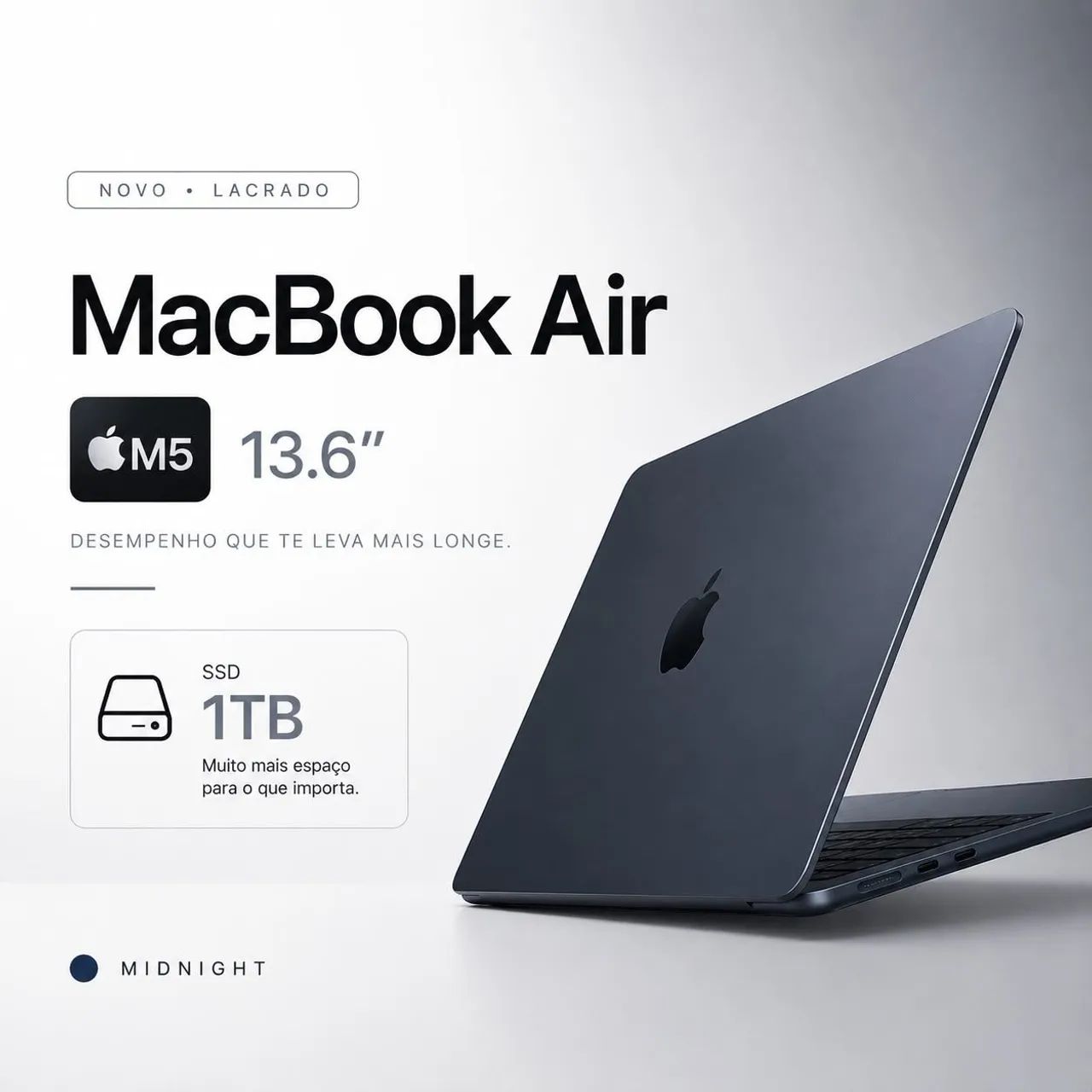 MacBook Air M5 | 1TB SSD 16GB Ram | Nota fiscal | 1 ano de