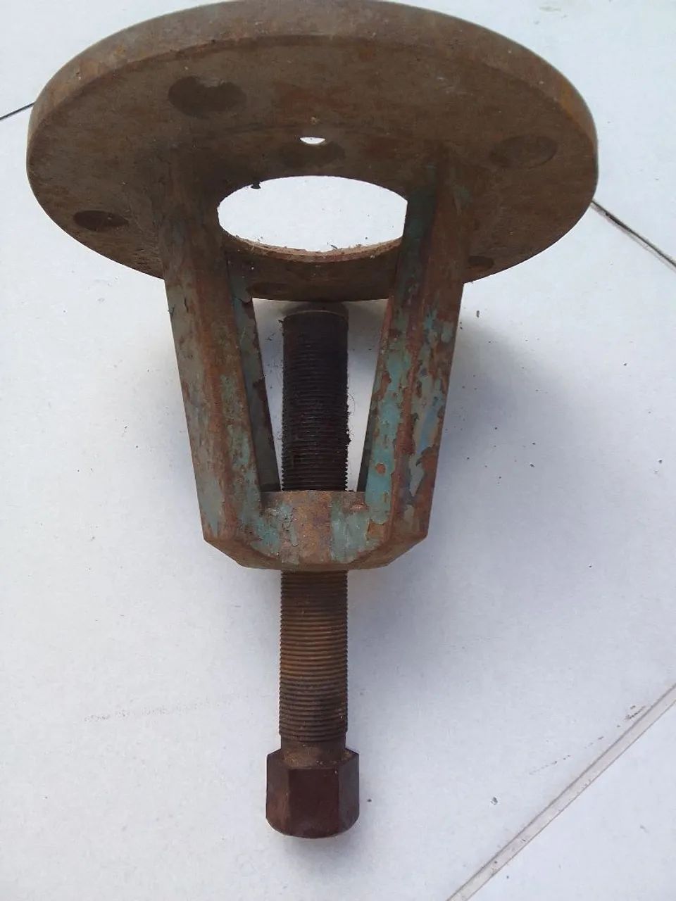RARO EXTRATOR ANTIGO DE CUBOS E FLANGES MECÂNICA PESADA DÉCADA DE 40 50. RELÍQUIA ABSOLUTA - Foto 4