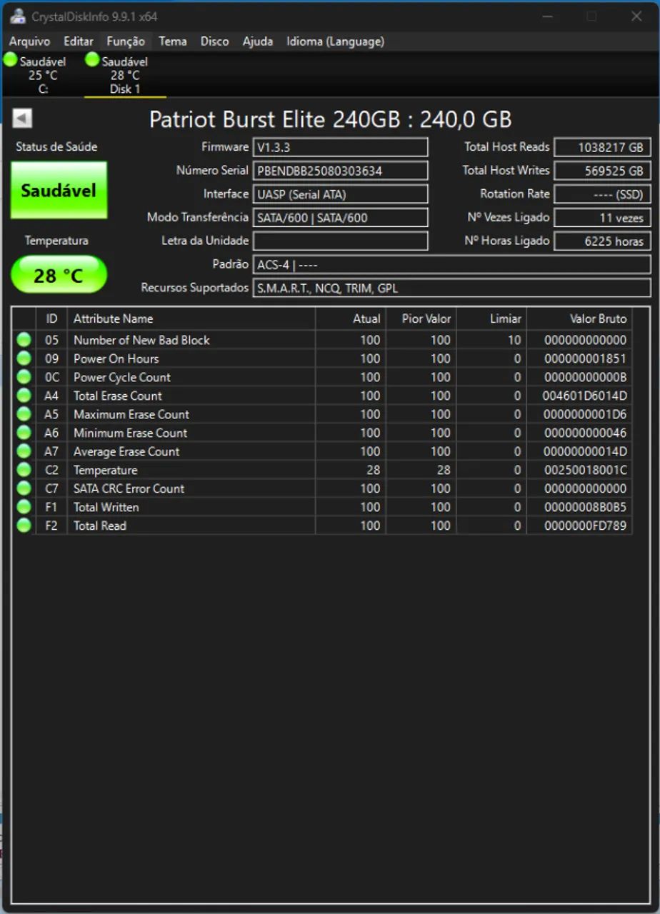 HD SSD Patriot de 240GB - Foto 2