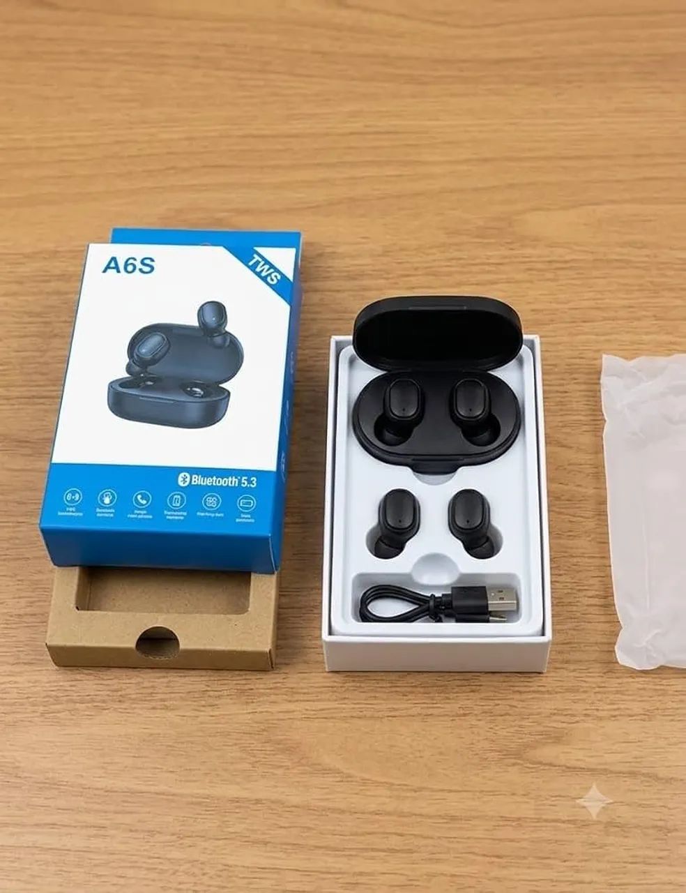 Fone de ouvido sem fio Bluetooth a6s pro - Foto 2