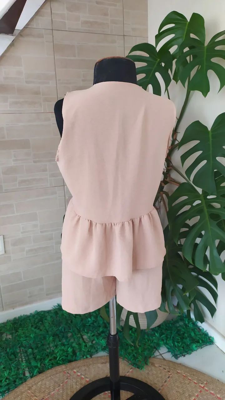 Conjunto de short e blusa Tam M  - Foto 4