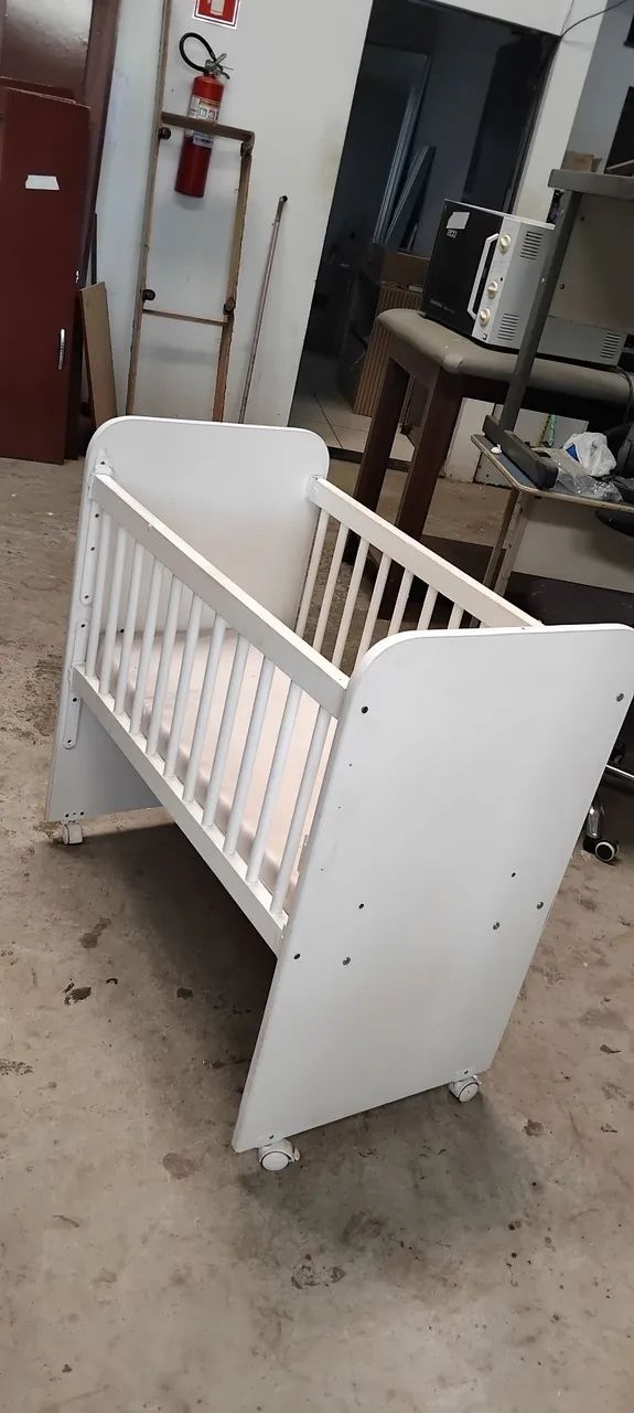 Mine berço com colchão USADO ENTREGA dentro de Uberlândia MG  - Foto 3
