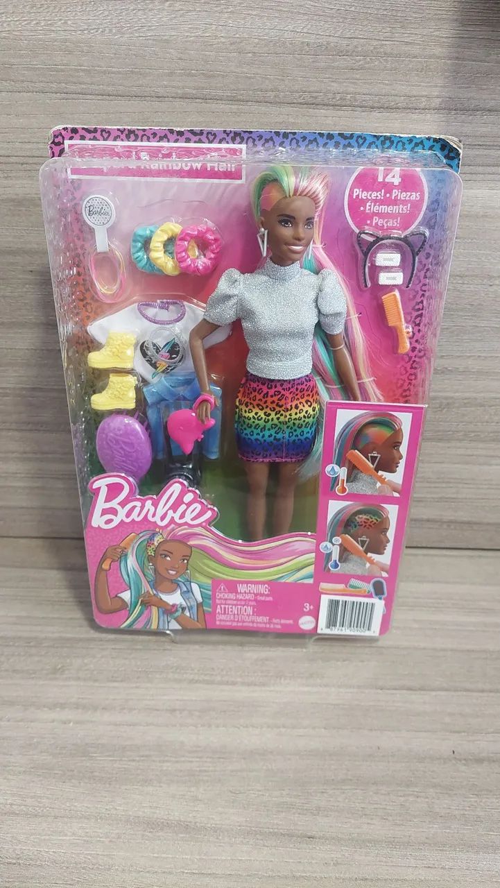 Barbie Penteado Arco Iris  - Foto 3