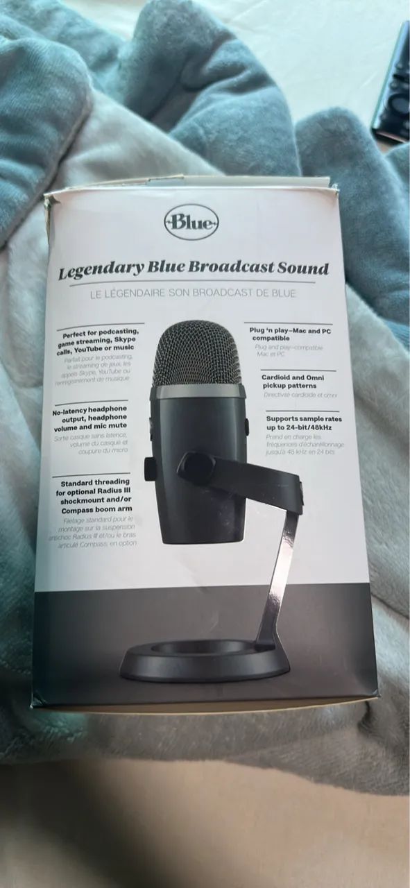 Microfone Blue Yeti Nano USB Preto - Foto 2