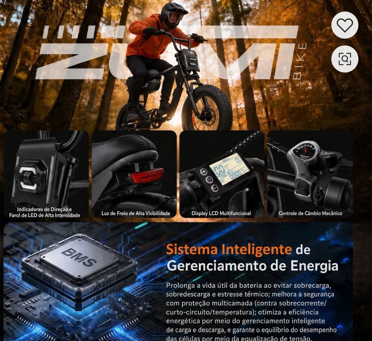 Bicicleta eletrica 750w 48v - Foto 5