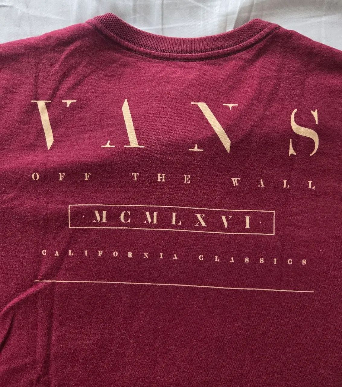 Camiseta Vans Vinho P - Foto 4
