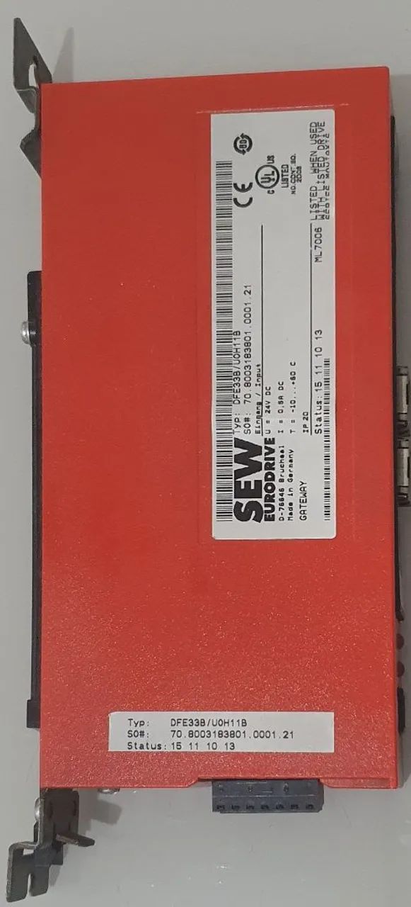 Conversor de freq SEW EURODRIVE DFE33B/UOH11B