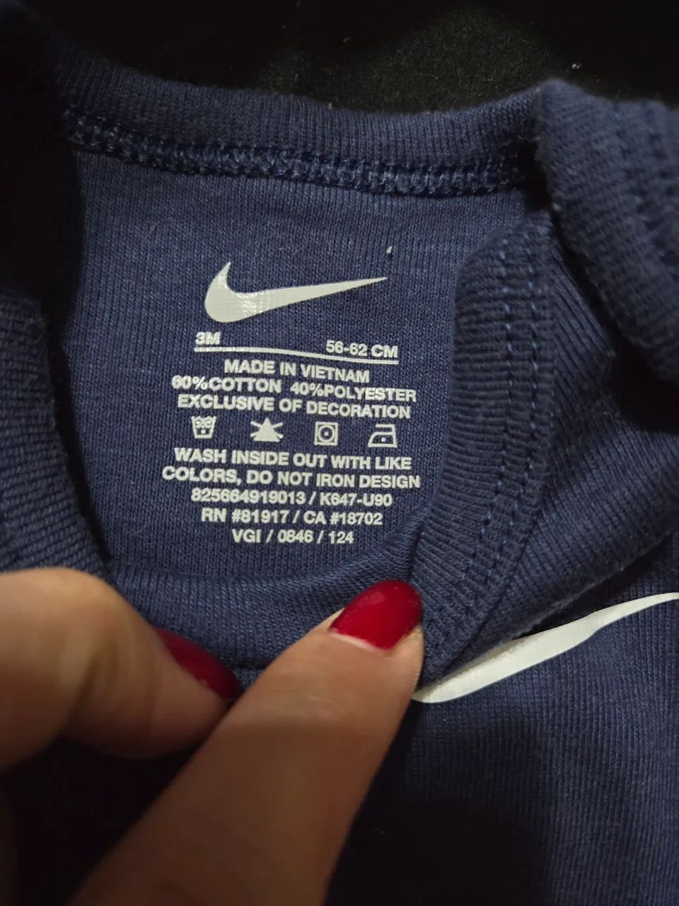 Kit 3 bodies Nike 3 meses - Foto 4