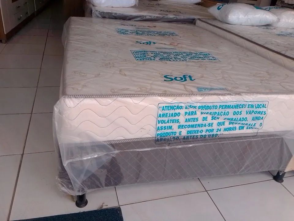 Cama box casal mola ensacada entrega grátis  - Foto 3