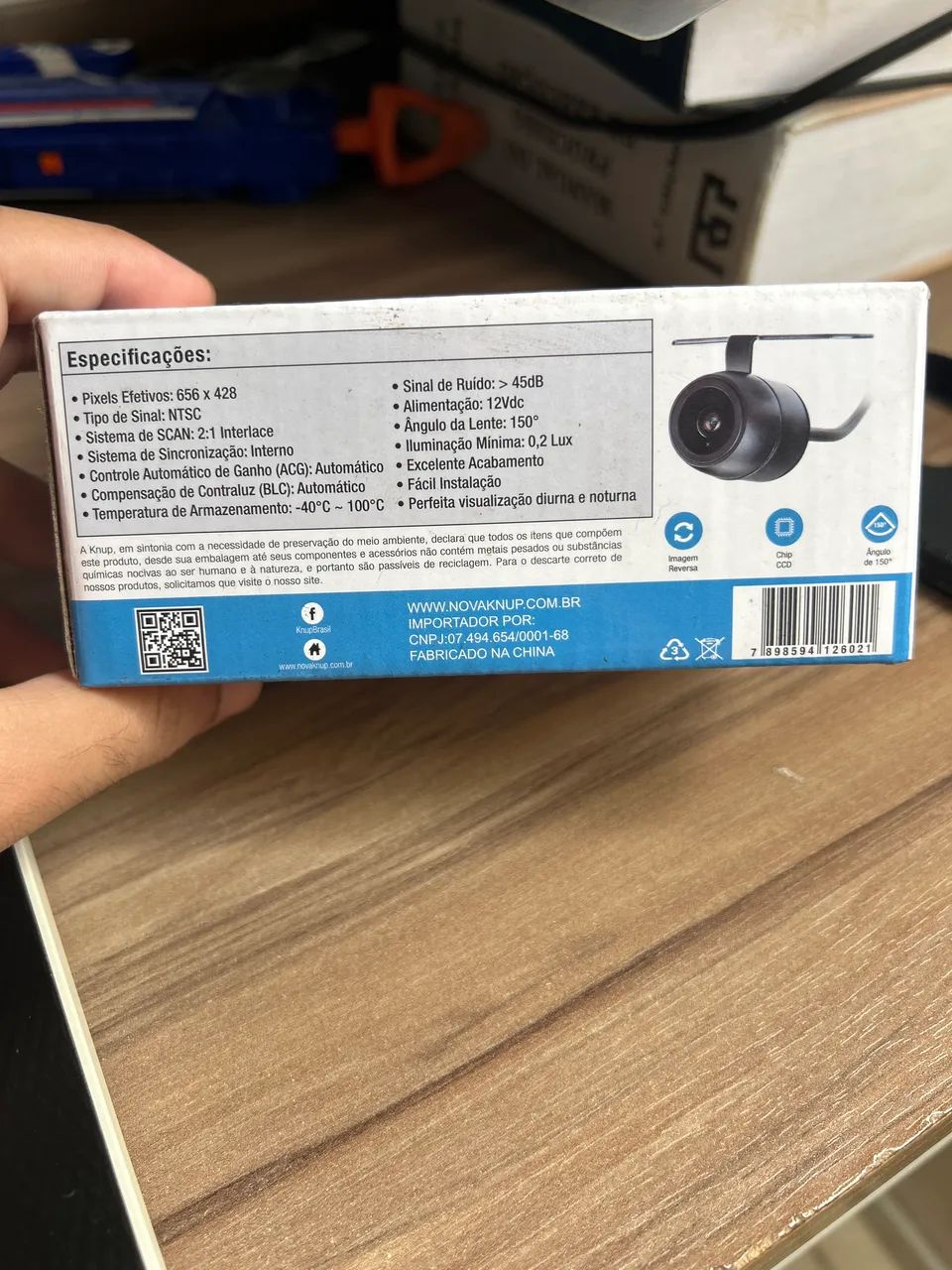 Vendo Câmera de ré nunca usada  - Foto 2