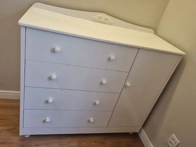 Cômoda mdf branca - Foto 2