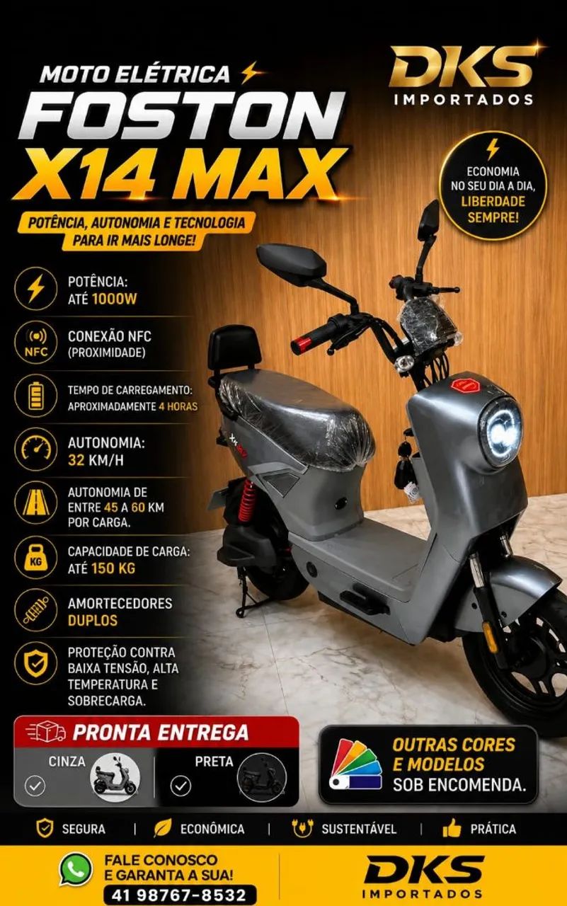 Moto Elétrica Foston X 14 Max