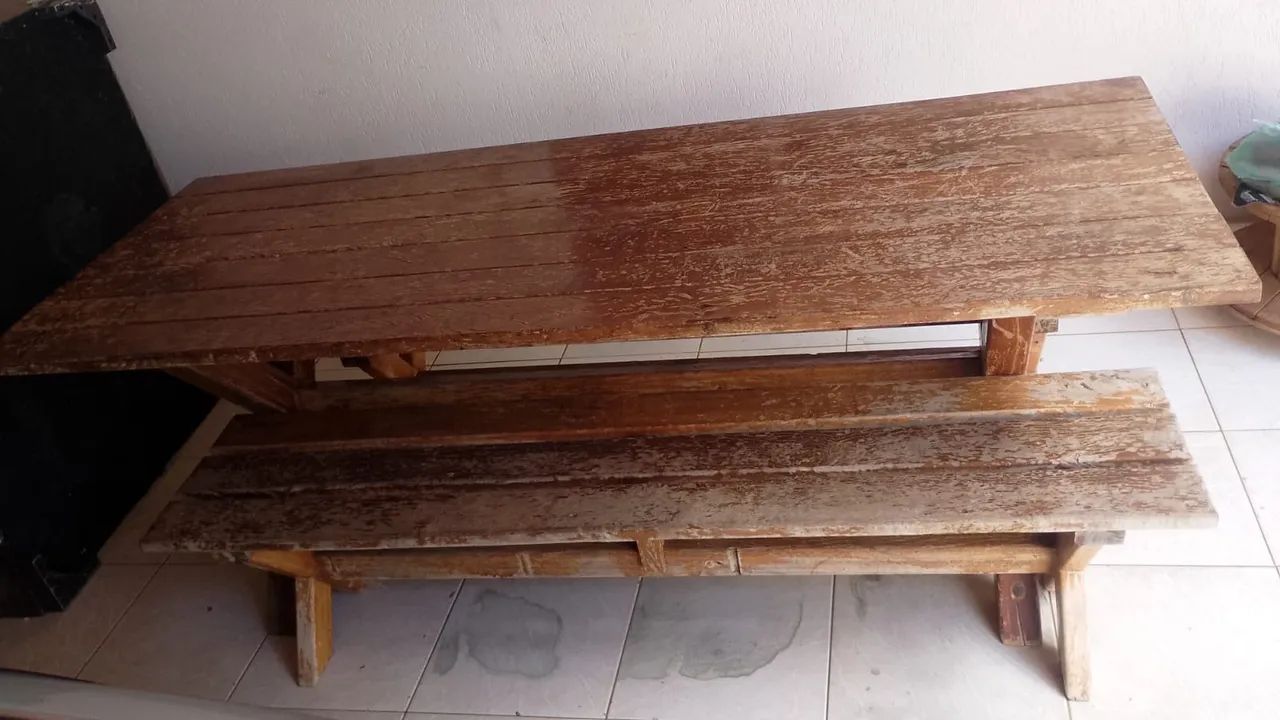 Mesa madeira maciça - Foto 2