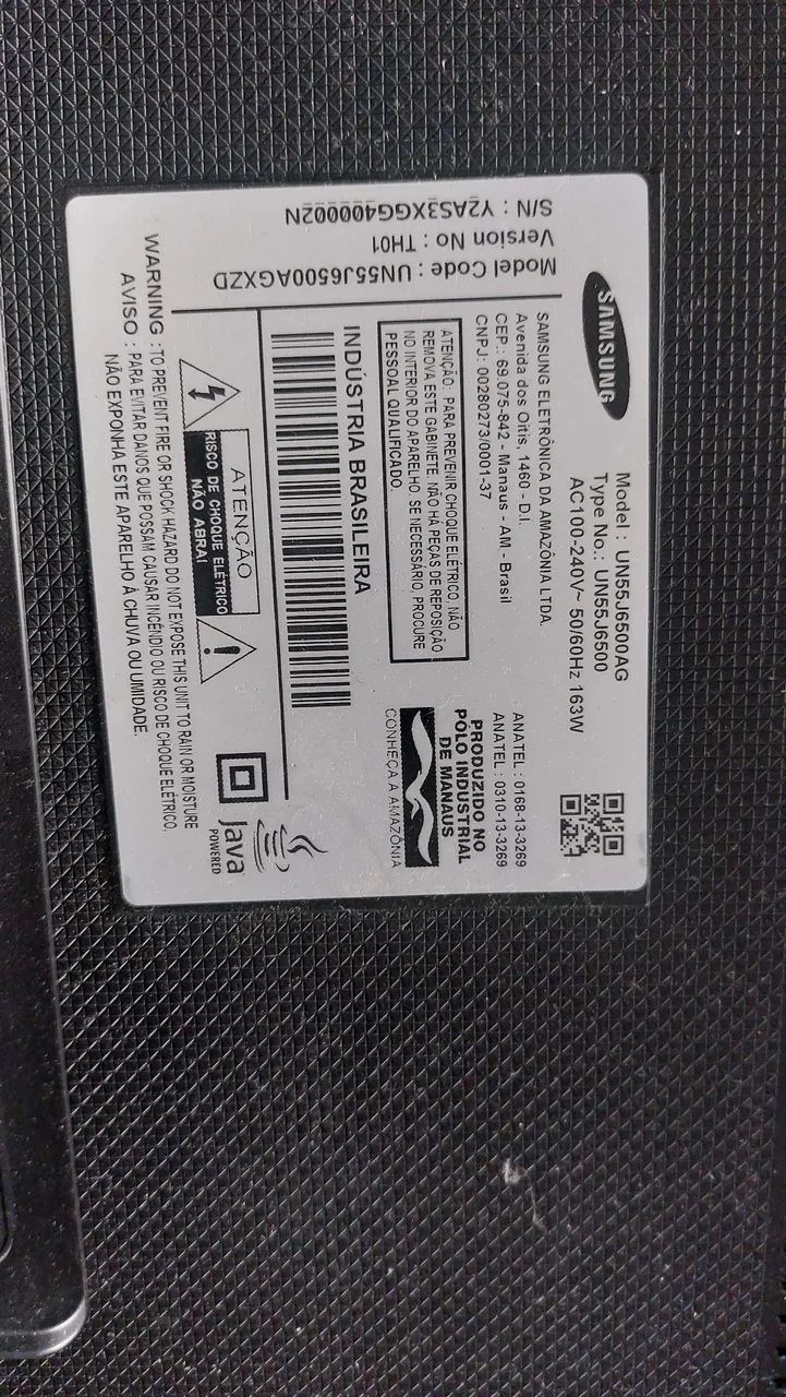 vendo uma TV Samsung 55 polegadas para retirada de peças  - Foto 5