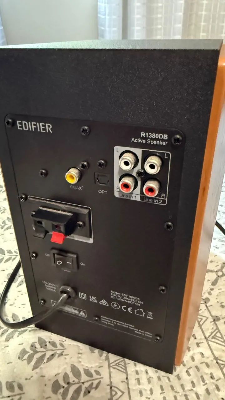 Monitor de Audio EDIFIER R1380DB Bluetooth 42W RMS - Madeira - Foto 2