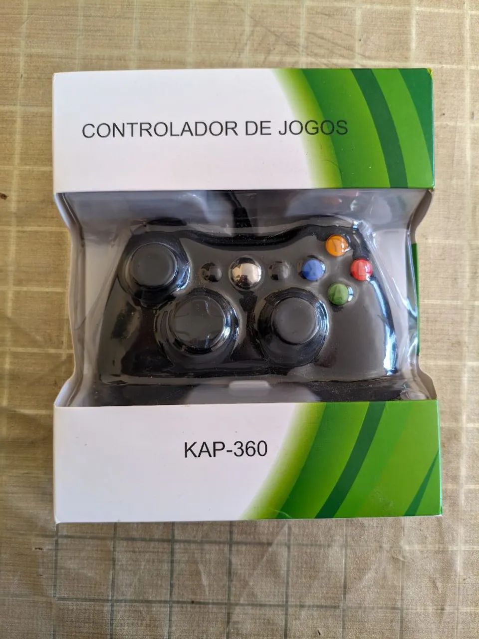 Controle Xbox 360 e PC, modelo KAP-360. - Foto 2