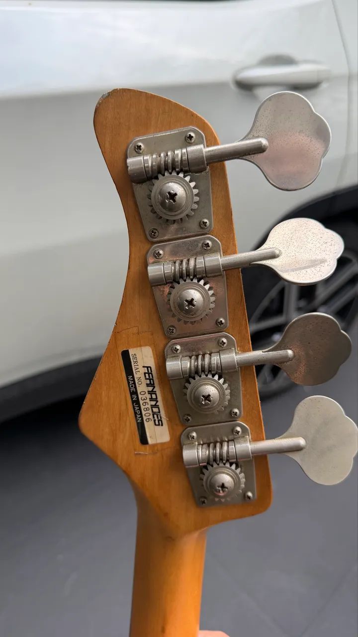 フェルナンデス ベース 90年代 JazzBass Fernandes Japonês década de 90 - Instrumentos musicais