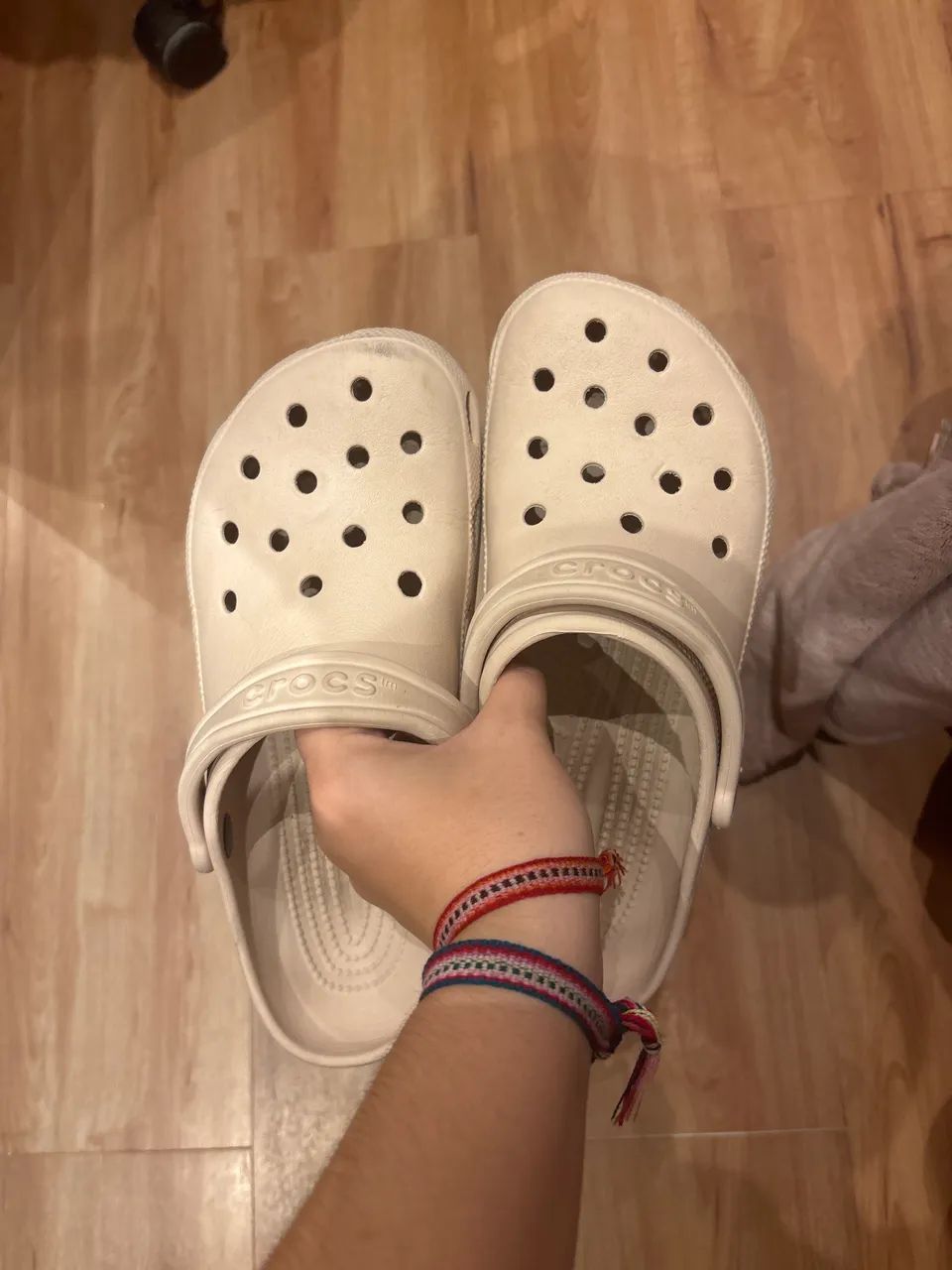 Crocs tamanho 37 - rosa bebê 