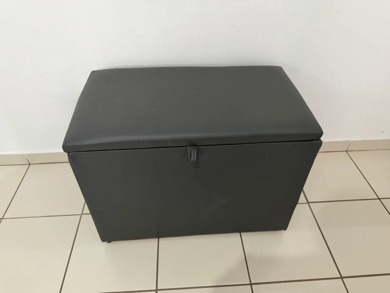 Puff Baú: Organizador e Assento Retangular - Foto 2