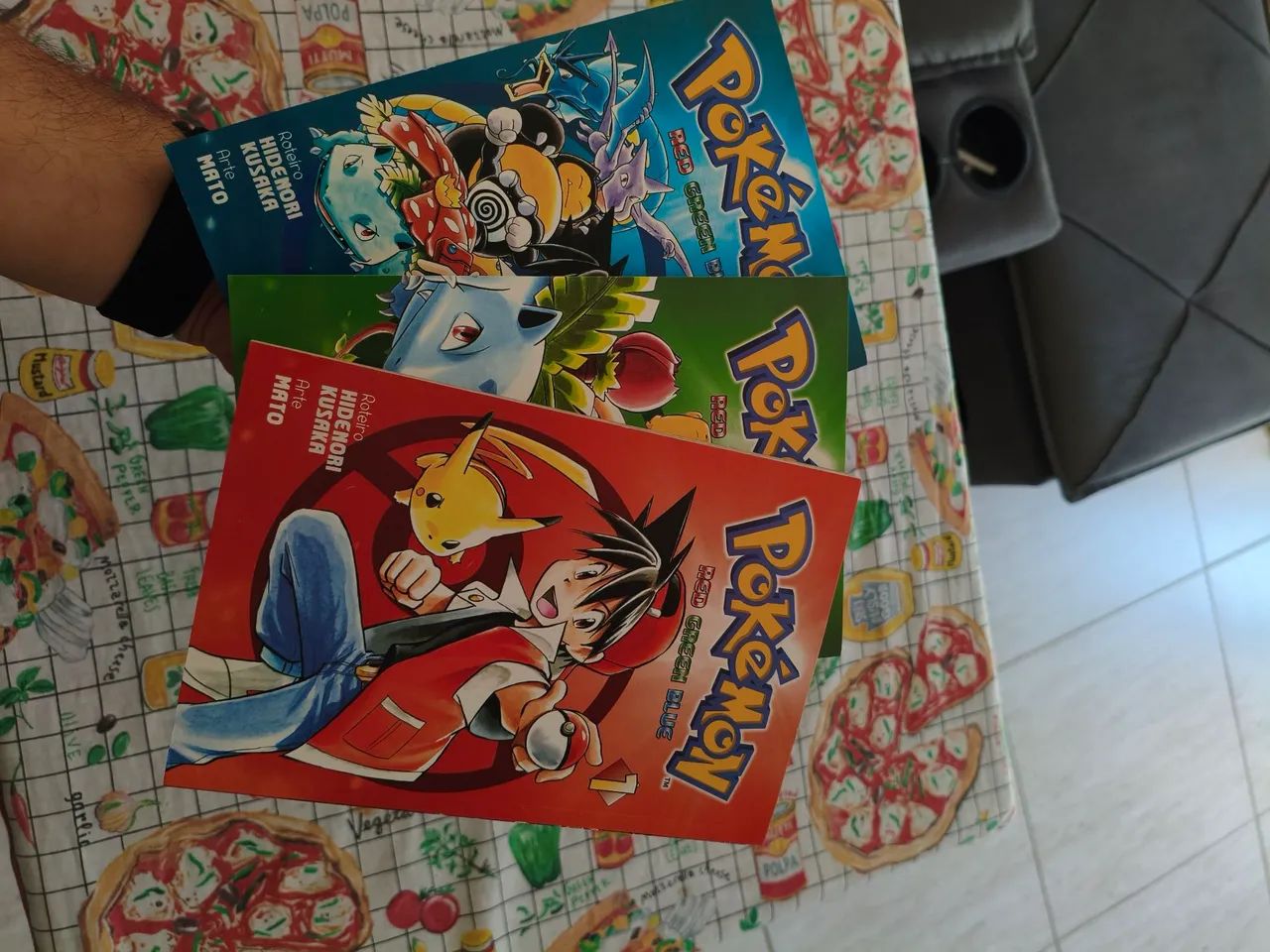 Pokémon BLUE, RED e GREEN panini