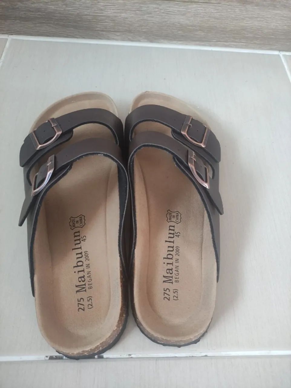 Sandalia Birken Maibulum Marrom - tam 42/43 - Foto 2