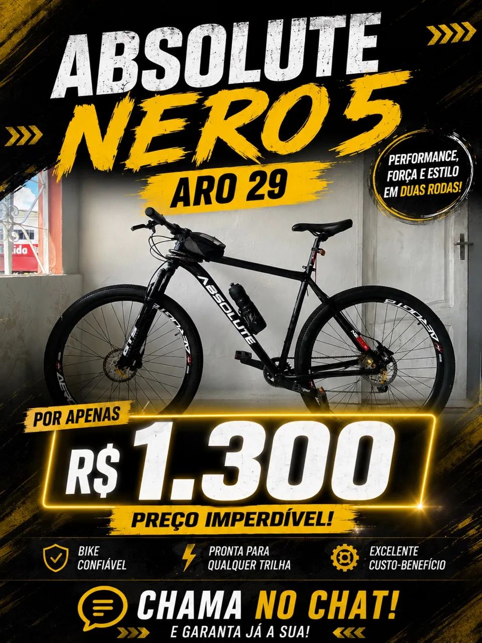 Bicicleta Absolute Nero 5 Quadro 21