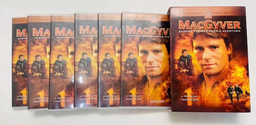 DVD - MACGYVER - A PRIMEIRA TEMPORADA COMPLETA BOX ORIGINAL COM 5 ...