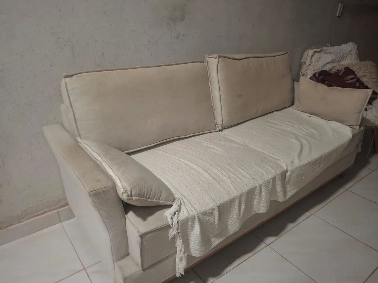 Sofá de linho + poltrona  - Foto 2