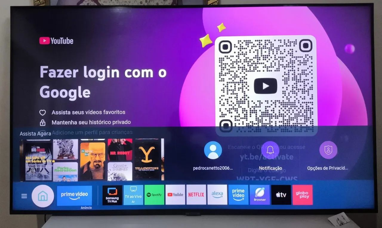 Smart Tv Samsung 50" Polegadas