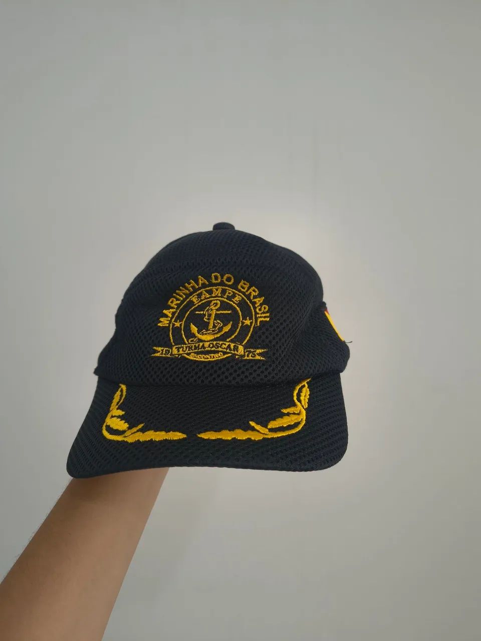 Boné Preto Marinha do Brasil Item Colecionável