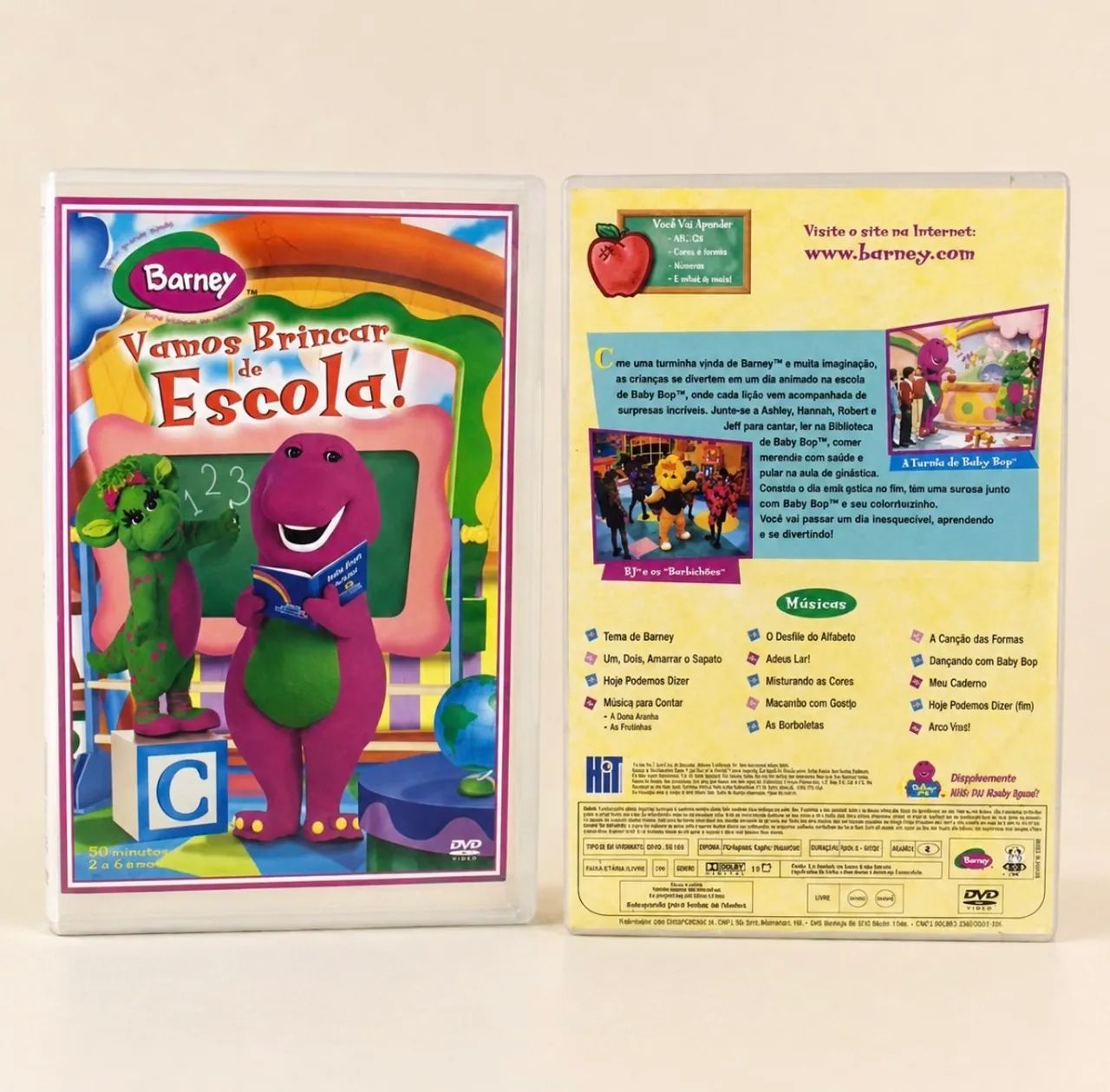 CD E DVDS INFANTIS ORIGINAIS - COCORICÓ, BARNEY E GATA MARIA