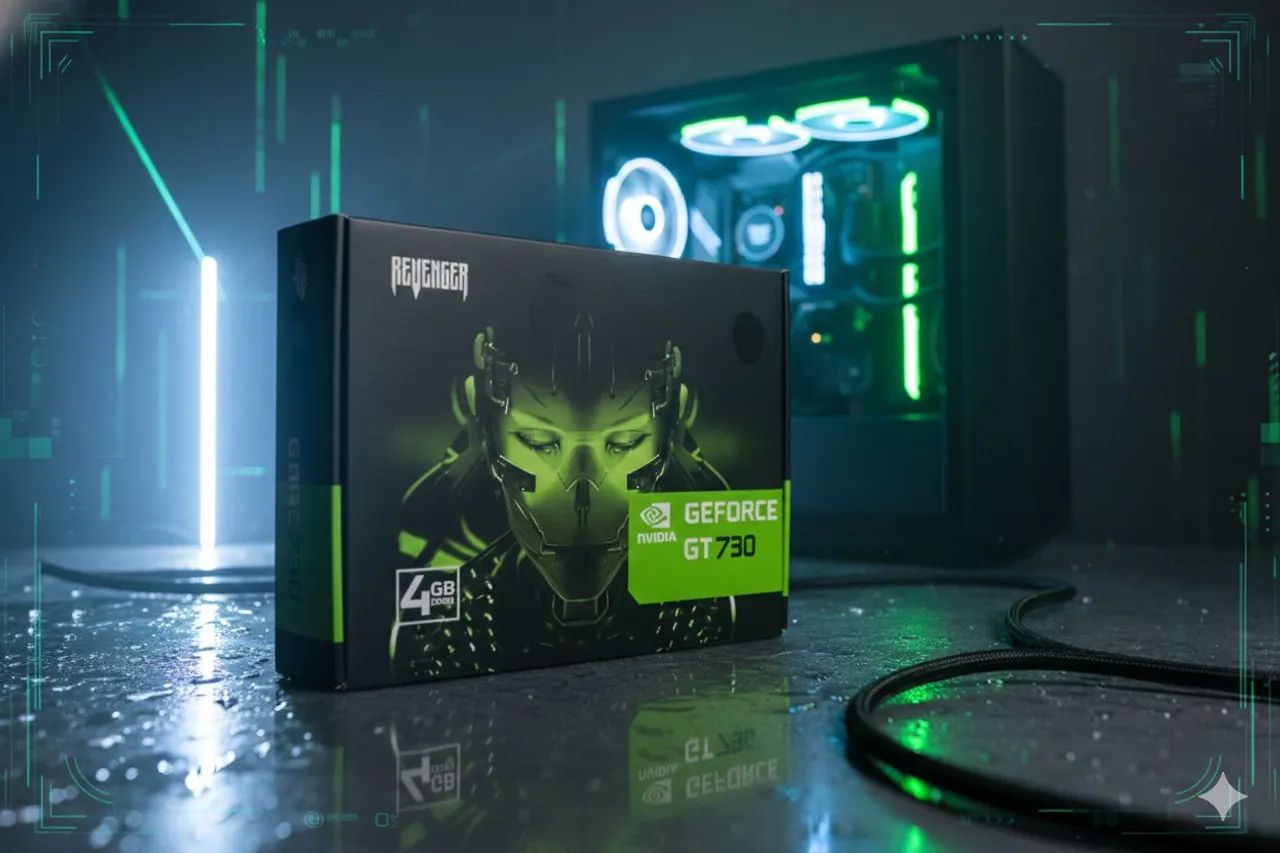 Placa de Vídeo Revenger Nvidia GeForce GT730 4GB DDR3, PCIe - Foto 3