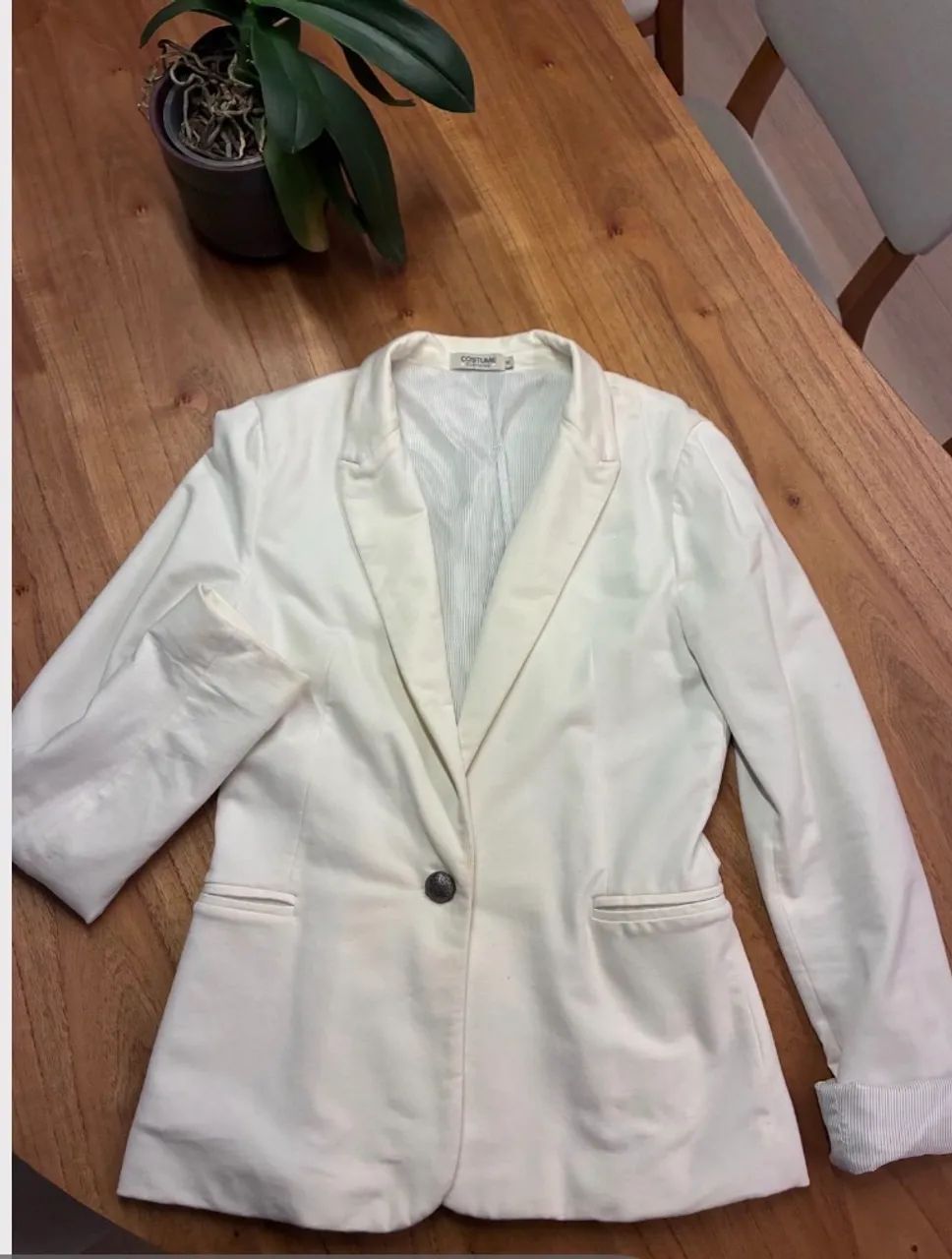 Blazer branco- Costume  - Foto 2