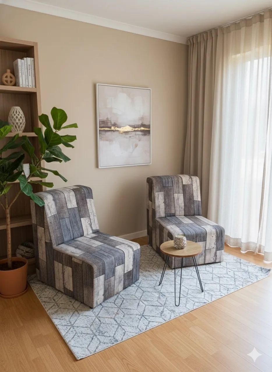 Par de poltronas modernas ( As duas por 450 )