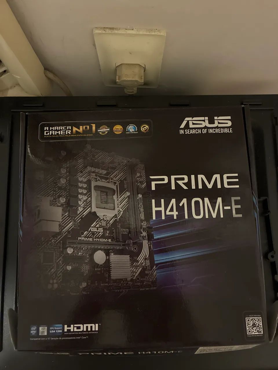 Processador Intel Core I3 10100f + Placa mãe H410M-E - Foto 3