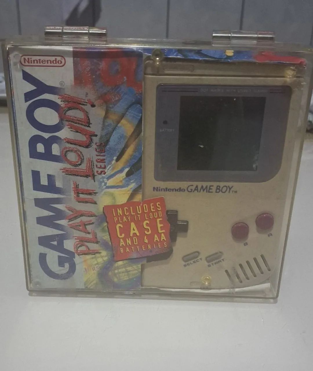 Gameboy play it loud com caixa e manual