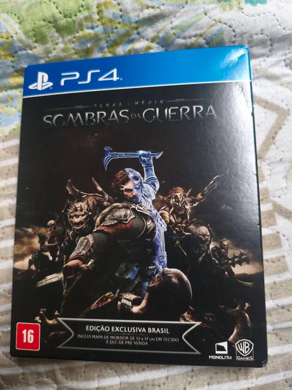 Sombras da guerra PS4 Edição Lançamento com mapa 