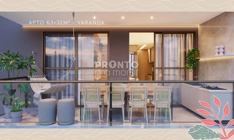 Flat com 2 quartos em Muro Alto - Foto 3