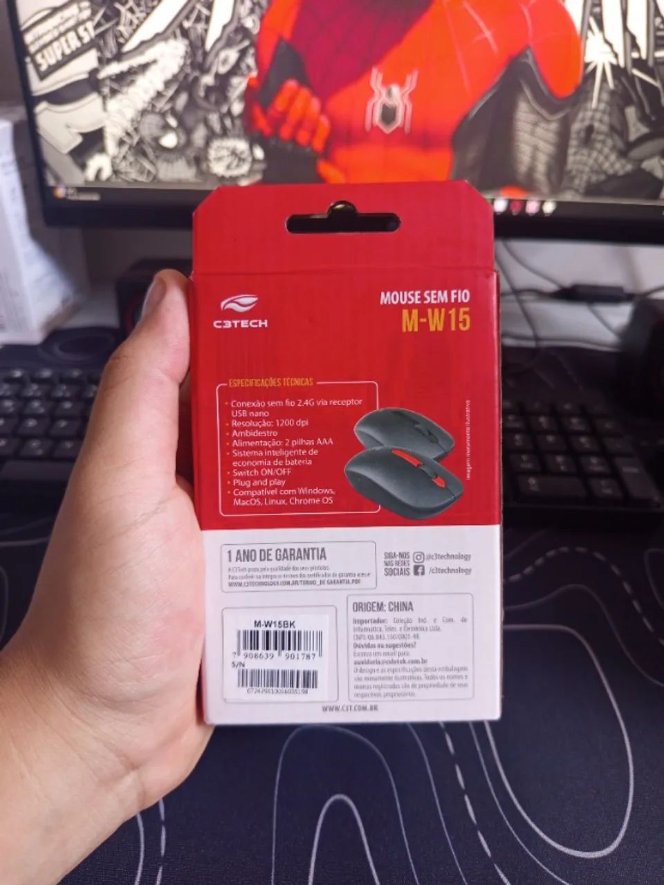 Mouse sem Fio C3Tech - Foto 2