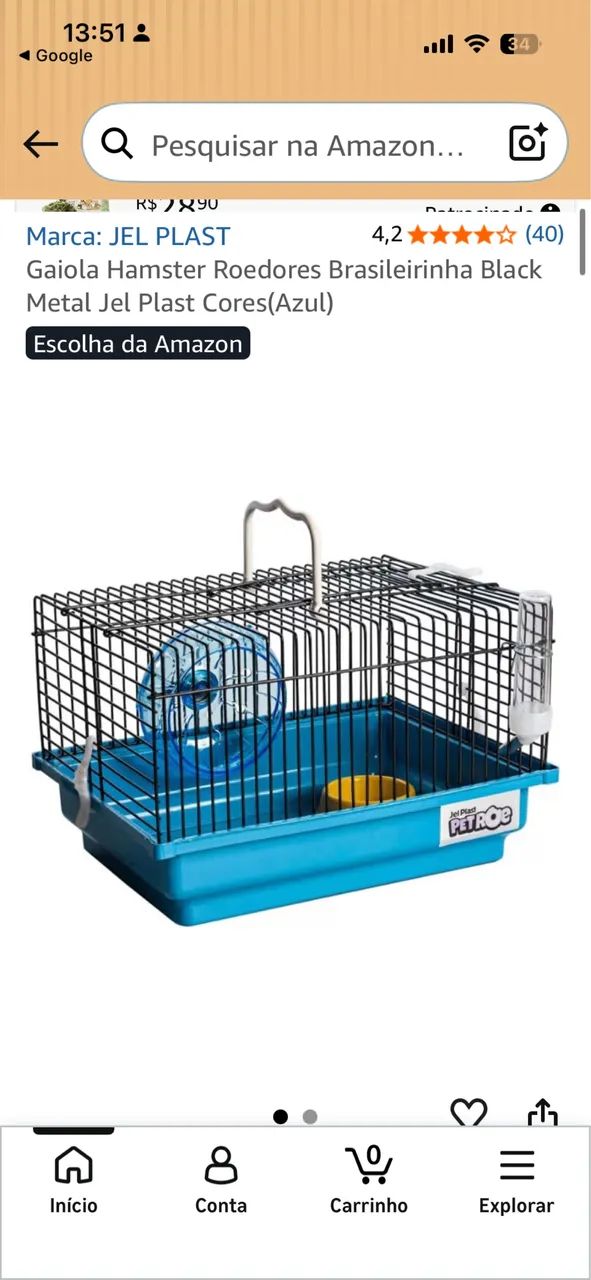 Vendo 2 gaiolas para Hamster  - Foto 5