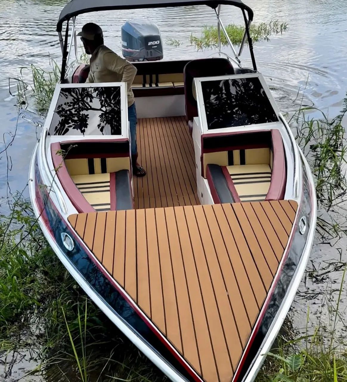 Lancha Esportiva modo com bote com Proa Aberta - Foto 2