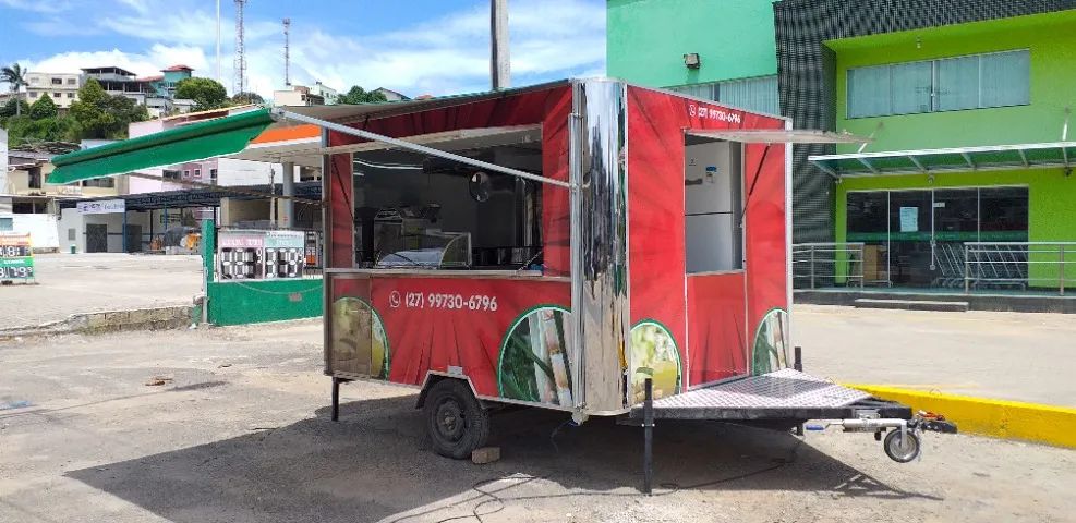 Trailer food pastel caldo de cana