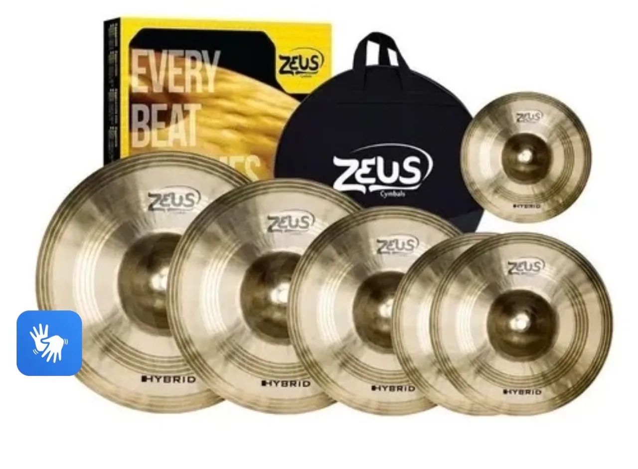 KIT DE PRATOS ZEUS HIBRID - Equipamentos e Acessórios de Som