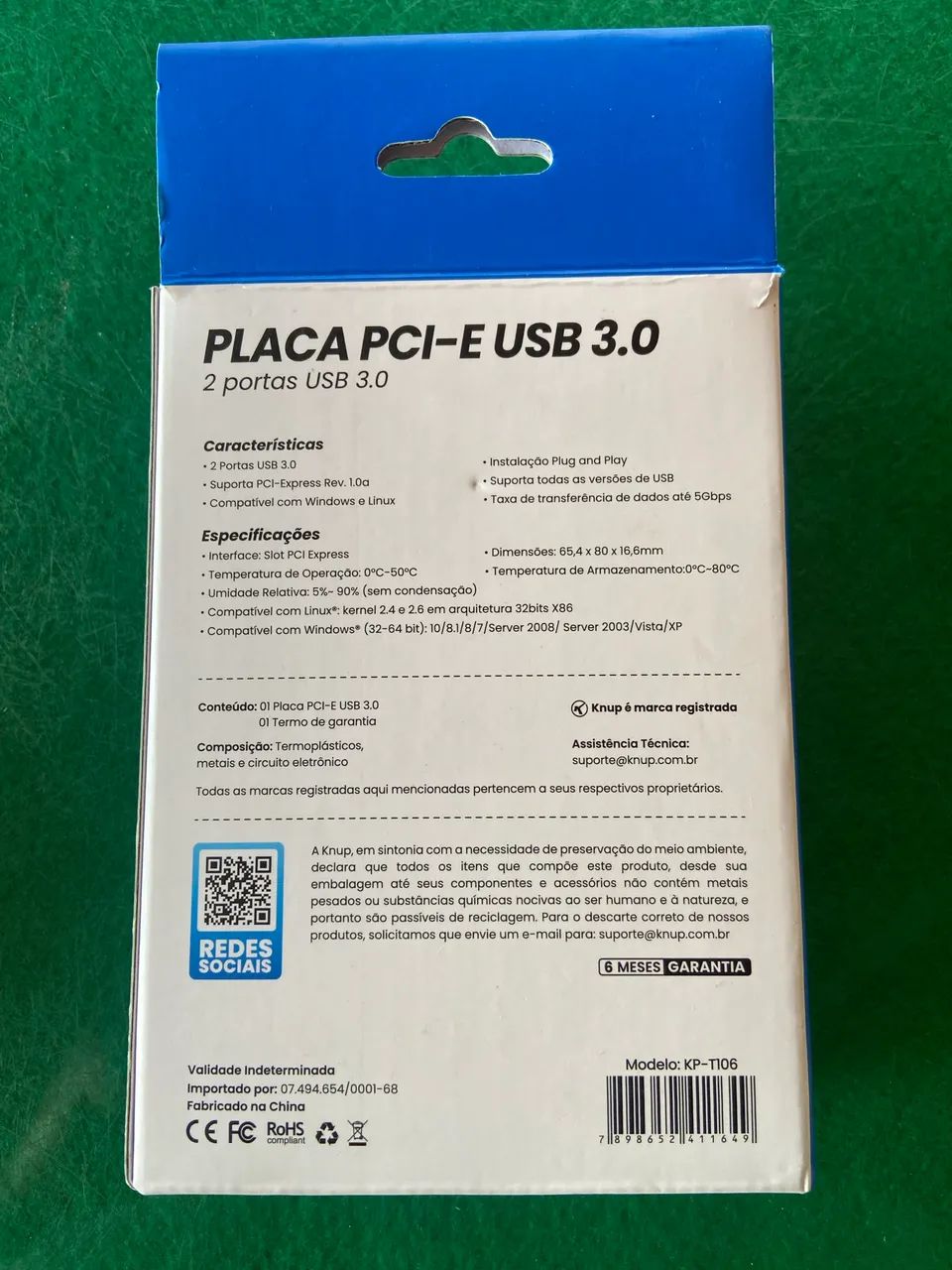 Placa Hub-Usb 3.0 PCI EX 2 portas - Foto 4