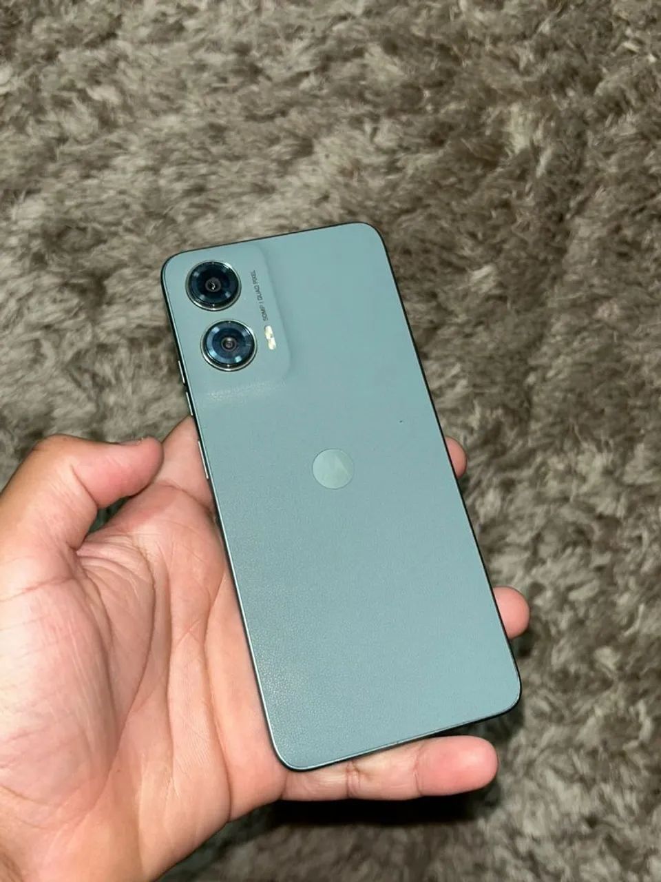 Motorola G35 5G CINZA VEGHAN LEATHER - Foto 3